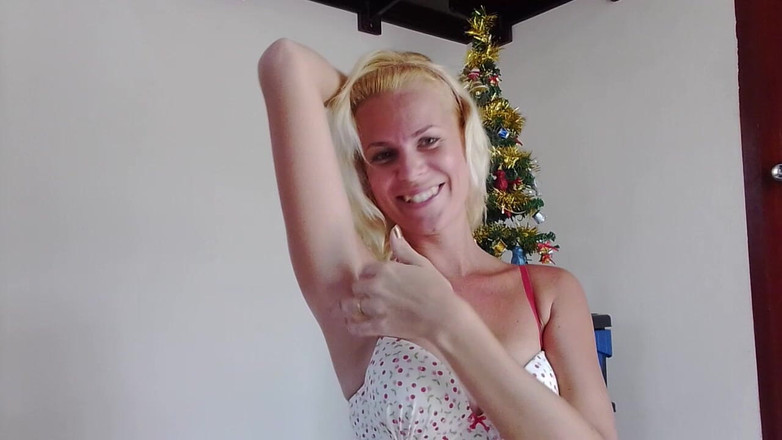 MissAnja_FH: Aisselles en sueur, coaching masturbatoire