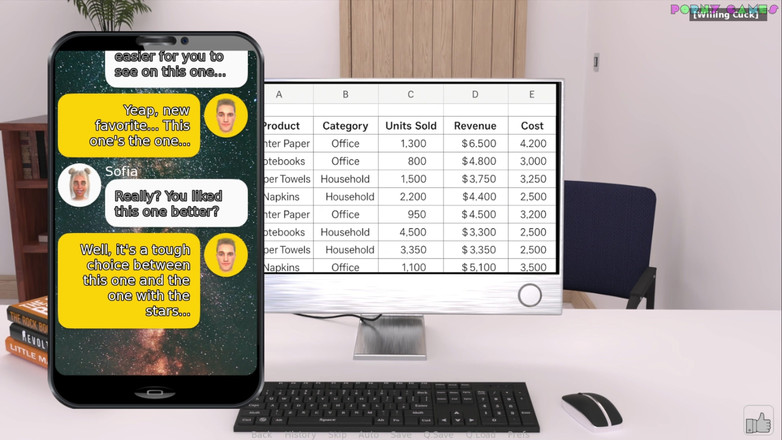 Porny Games: Menurut Sofia oleh Grima Grima - teman wanita panas bersedia untuk...