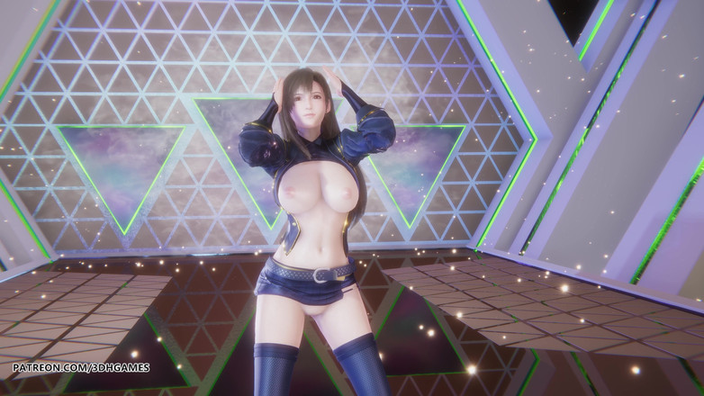 3D-Hentai Games: Chung ha - алгоритм Тіфа Локхарт, сексуальний стриптиз, фінальний фентезі хентай без цензури
