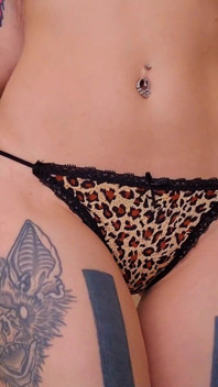 Different Leopard Panties on a Juicy Ass
