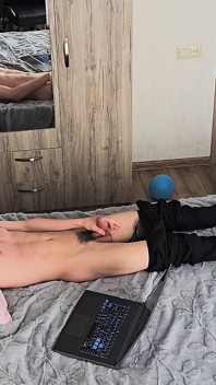 Caught My Straight Friend Jerking off His Big Dick Part 1