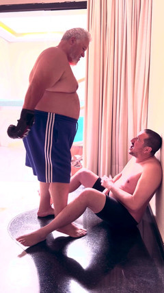 Punchbagplz: Daddy Boss Boxer Gutpunching Me
