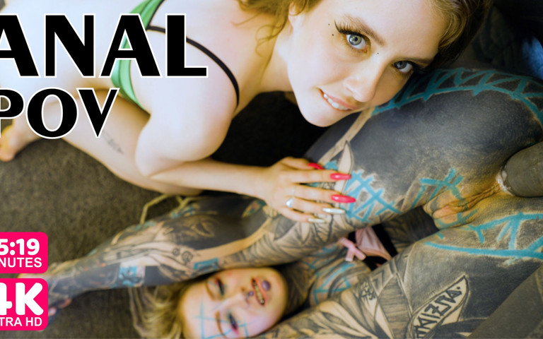 Alt Punk Girls Share a Tattoo Cock (Z-Filmz)