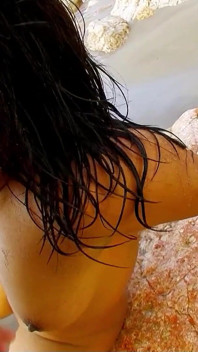Sexy Latina teen Dolce ass fucked by step brother with big cock on the beach