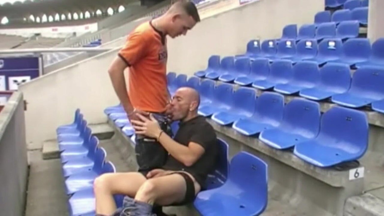 Crunch Boy: Fucked by Arab in stadium football