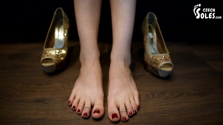 Czech Soles - foot fetish content: Mean goddess wants you at her feet