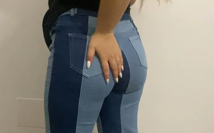 NipsAndStrips: Farting in Tight Blue Jeans
