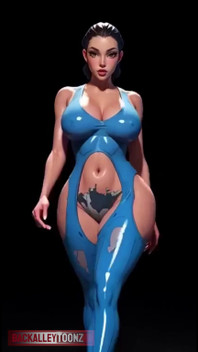 Sexy Big Booty Catwalking Thick Ass Model