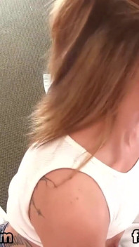 Engaging Blonde Ruby Red POV Facial Blowjob