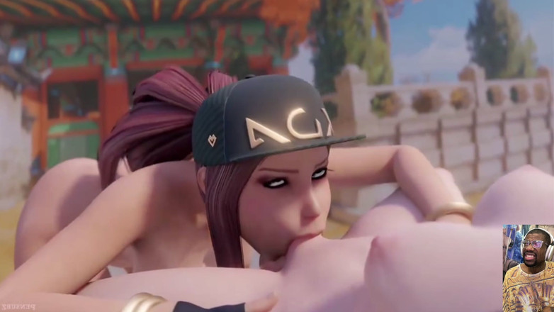 L6RD7BLU3 FUTA: Brigitte met grote borsten trekt haar lekkere pik af en...
