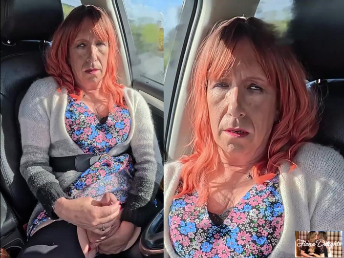 Fiona of Delights: Flicka wanks hennes kuk på stranden