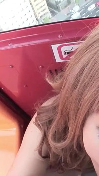 Japan teen filmed masturbating to orgasm in the car
