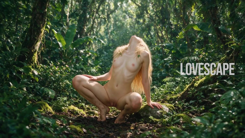 Lovescape: 오르가즘 Ai를 가지고 노는 숲 금발