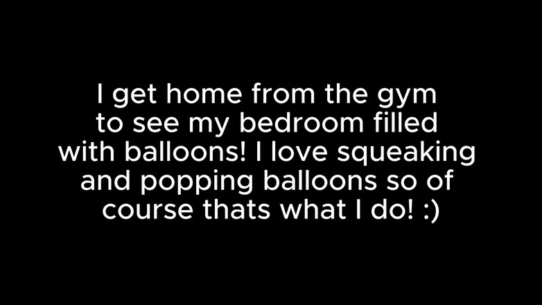 Keeks: Sfw - ballongsknull & poppande