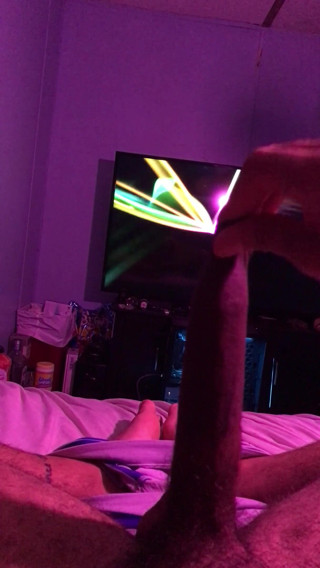 Arthur Eden aka Webcam God: POV wet and sticky uncut cock (4K)