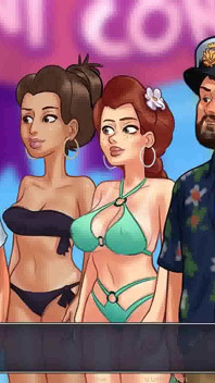 Summertime saga: universiteitsborstenwedstrijd op het strand ep 204
