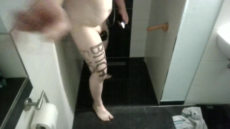 Sklavechrisi: Slave Lettering Marking Anal Hook Dildo Plug Milking Fucked Winch...