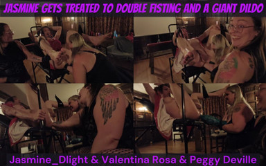 Jasmine Dlight - UK's most extreme anal porn star: Jasmine_dlight & Valentina Rosa & peggy Deville - Jasmin wird mit Doppelfisting und...