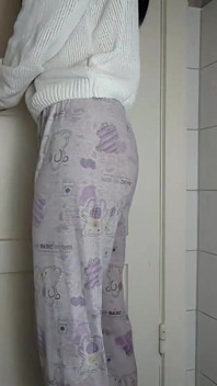 Triple Shame! Asian Teen 3x Desperate to Pee Pants Wetting - Serial Toilet Denial Leaves Pajama, Yoga Leggings & Shorts Soaked