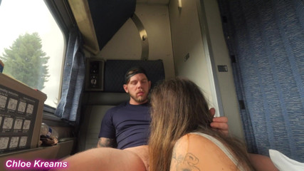 Chloe Kreams: Anal on the Amtrak - Getting My Tight Asshole Railed - Steve...