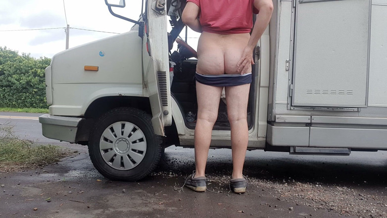 Mirko2589: Naked Near a Road