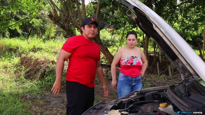 Solo_incognita: Friends Reward the Mechanic with Their Big Tits