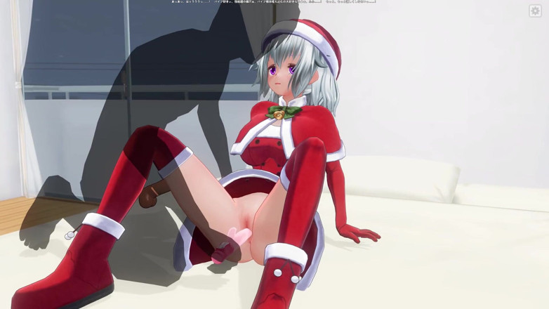 H3DC: 3D HENTAI - Dał wibrator na Boże Narodzenie