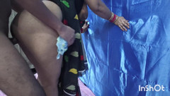 angelstar7834: भारतीय देसी भाभी को काली साड़ी मुख्य