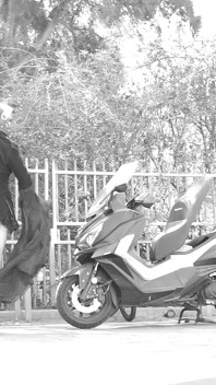 During the Ride, Her Skirt Lifts up and Reveals Her Small Penis