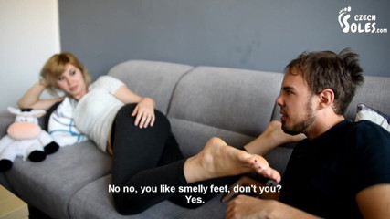 Czech Soles - foot fetish content: A chance to smell her socks