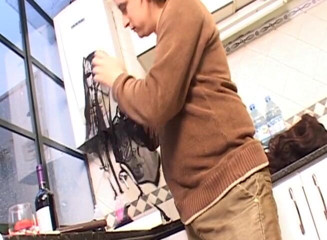Bareback TV: Ebony guy loves red lingerie studs
