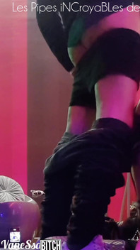 (makingoff⁴ View G) Sex Slave in Front of a Beautiful Cock in Facefucking, Slut Takes a Cum Shower