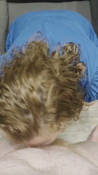 Wife Stopped Me on My Way to the Shower to Put My Cock in Her Mouth