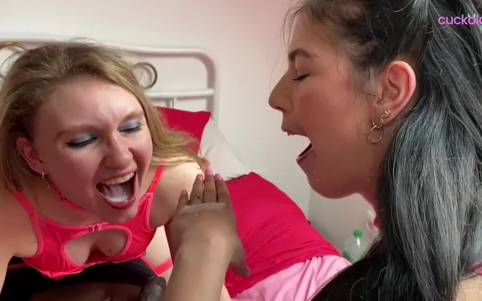 Joss for Cuckold wish: Double Blowjob for My BBC and Pussy Eating for Those 2...