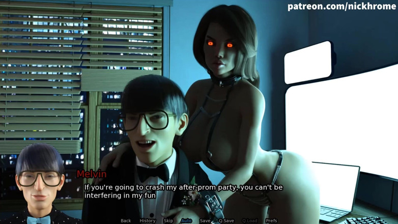 Visual Novels: SexBot 14 - dobrze zerżnięty na zewnątrz