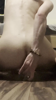Hude Dildo Riding- 9 Inch Dick (23cm) Tears Twinks Ass. Horny Moaning, Masked and with Tight Asshole