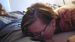 Funhousewife69: Date Nite Now Time for My Dessert Mouthful of Cum