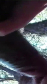 Black Shemale with a Huge Cock Fucked Outdoors by Guys