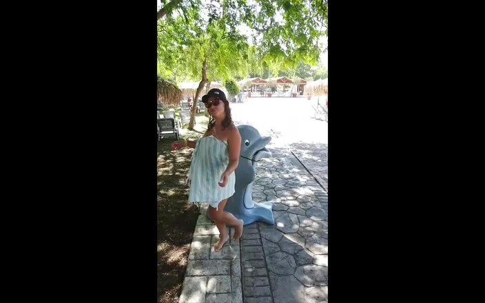 ExpressiaGirl: Hot Stepsister Expressiagirl Shows off Her Assets at a Public...
