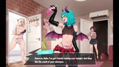 Femboy Futa House Futanari Hentai Game Ep.2 Fucked by a Roomate Succubus Trap! thumbnail