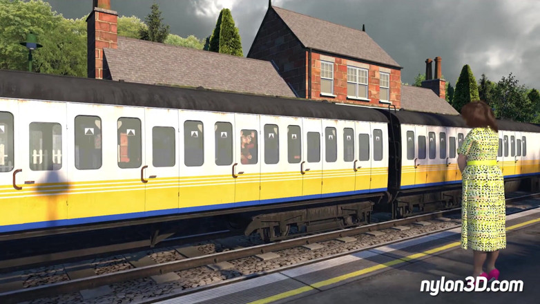 N3D animation: Azgın sarışınla tren yolculuğu