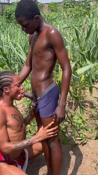 Aku ngentot kontol 5 cowok kulit hitam di ladang jagung bagian 1