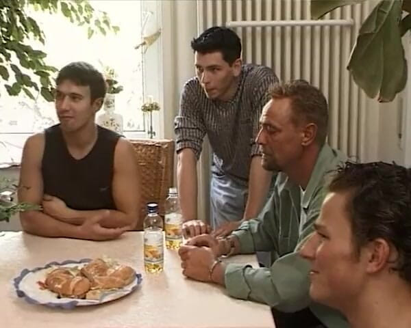BB Video - Old School: German Amateur Teen Gangbang with a Hot Brunette