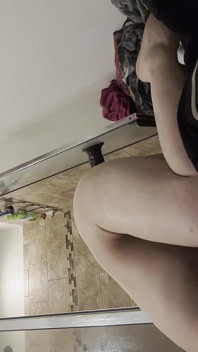 White Boi Bent Over on the Floor Using Big Dildo