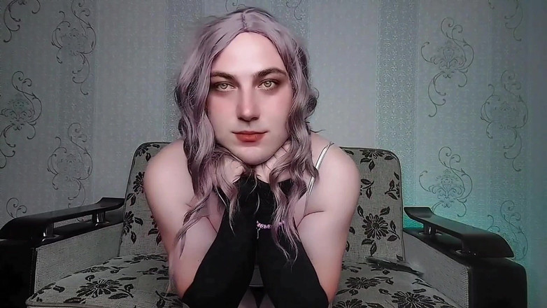 Kitty_Cross: Mini falda de animadora travesti crossdresser lady boy