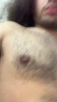 Hairy Man Playing
