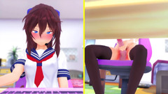 Velvixian3Futanari: Hikari Futa Masturbace Živě (Futa Shemale)