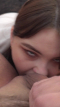 Blowjob mit Cumkiss