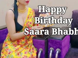 Saarabhabhi6: Indian Beautiful Saara Bhabhi Celebrate Her Birthday with Devar Ji...
