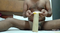 Sexy Houswife: Rekaman seks cowok india dientot habis-habisan sama mainan seks
